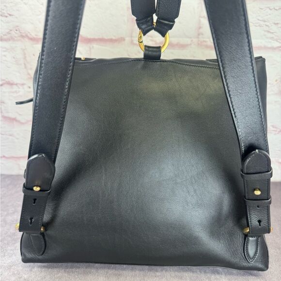 Salvatore Ferragamo Trifolio Black Leather Backpack - Picture 5 of 15